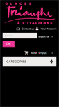 Mobile Screenshot of glace-triomphe.com